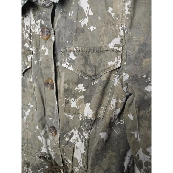 AEROPOSTALE Lightweight Cameo Military Style Drawstring Jacket. Size S - Picture 4 of 15